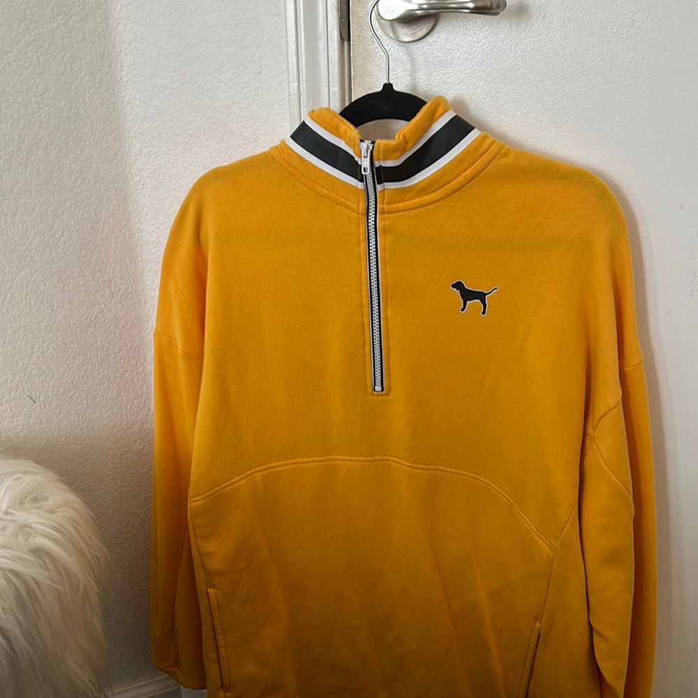 VICTORIA SECRET PINK quarter zip jacket